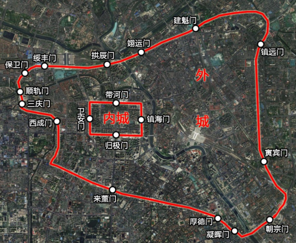 現時與清代省會以上城池圖鑑