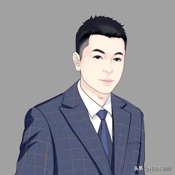 你的頭像該換啦 手繪漫畫男士頭像 立體感超強 很有排面