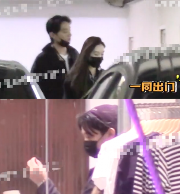 于小彤深夜與女友逛街，貼心幫忙拿購物袋，兩人一路手牽手超甜蜜