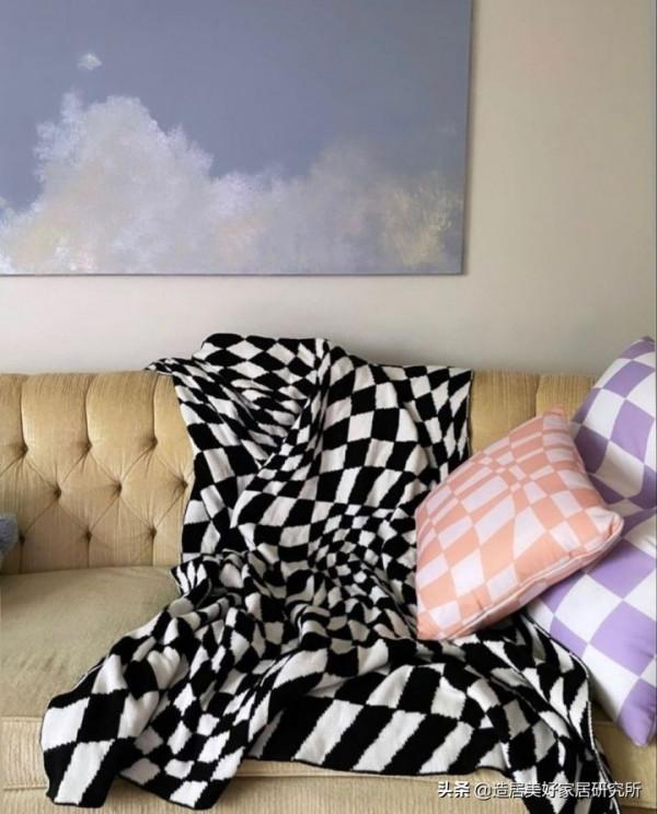 棋盤格的空間運用，讓家時尚又高階