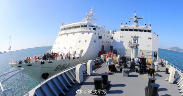 走起！帶你看海上訓練酷圖