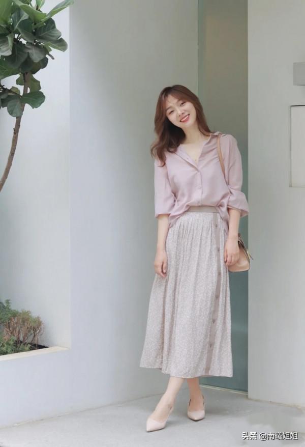 真正會打扮的女人，穿裙子都離不開這3種顏色，洋氣顯白有氣質