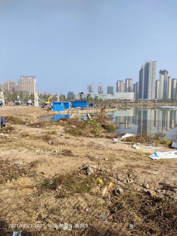 只見工地的酃湖公園