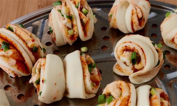 教你在家輕鬆蒸饅頭花捲，詳解4種花卷手法，做法簡單，一學就會