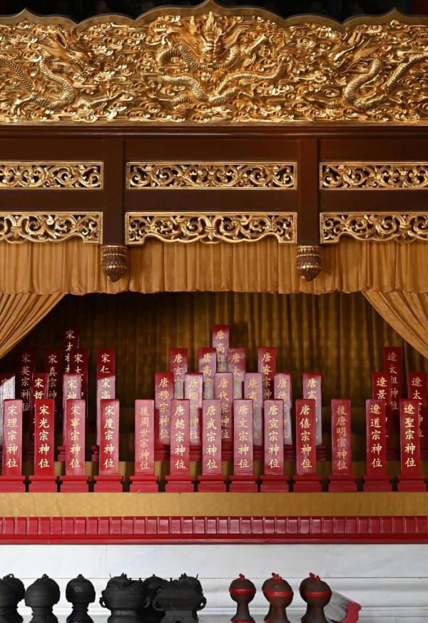 實拍北京歷代帝王廟，歷朝歷代帝王神位