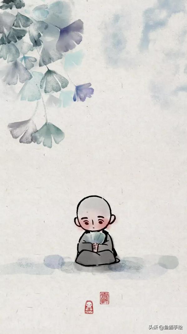 漫畫裡小和尚看著也太萌了