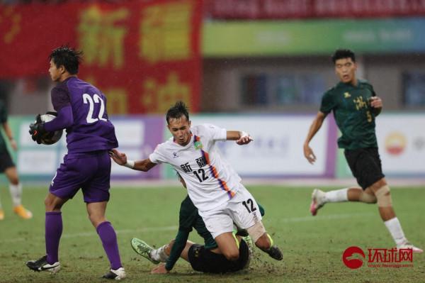 新疆隊1：2負於浙江隊奪得全運會男足U20亞軍