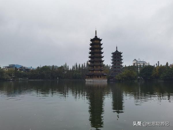 漢EV自駕廣西，帶著孩子逛桂林杉湖景區，夜景值得來打卡夜景