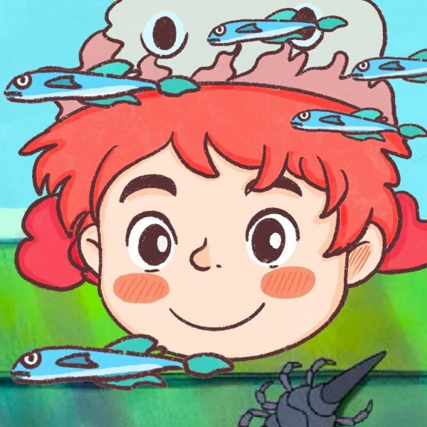 可愛的多人動漫頭像｜波吉、粉紅小羊、宗介和波妞、懶洋洋