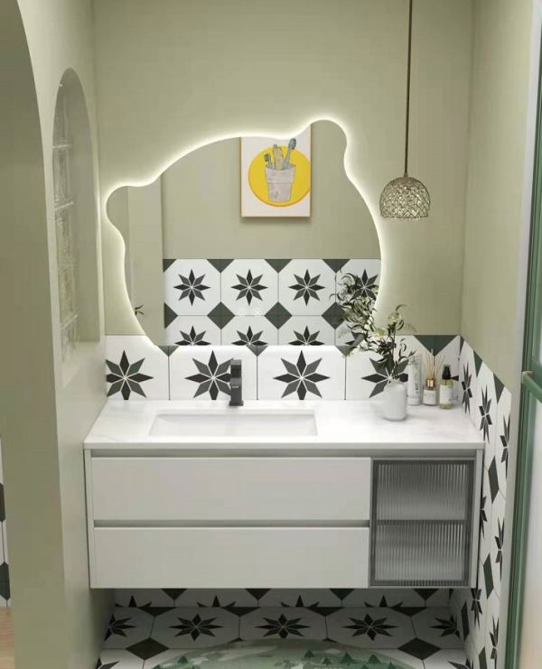 森林系衛生間，一秒融入大自然