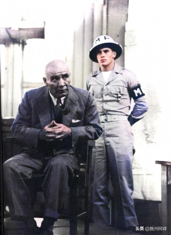 老照片：1945年日本戰敗後對日本戰犯的審判現場