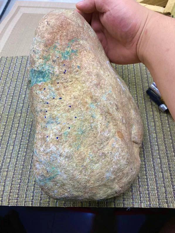 老木那楊梅皮化冰飄花手鐲料 種老皮緊肉細 玩飄花手鐲機率大 易內化