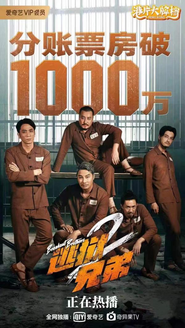 譚耀文受傷不下火線趕拍攝《逃獄兄弟2》分賬票房破千萬