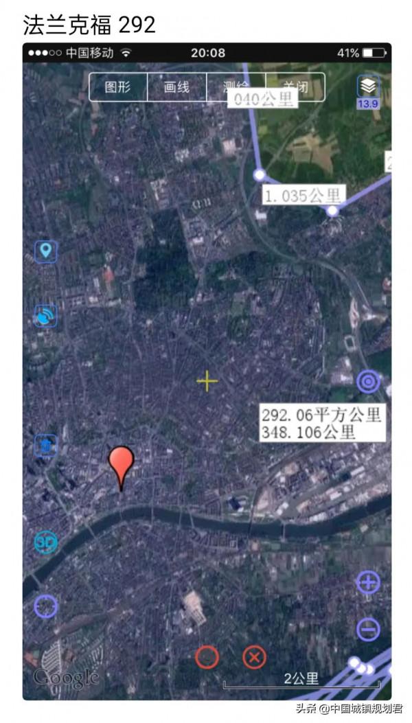 整個歐洲建成區面積超過100平方公里的城市還沒有中國多