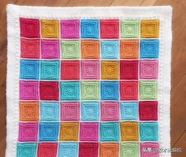 推薦一些彩色手工毯子的作品，希望這些五顏六色給你帶來好心情