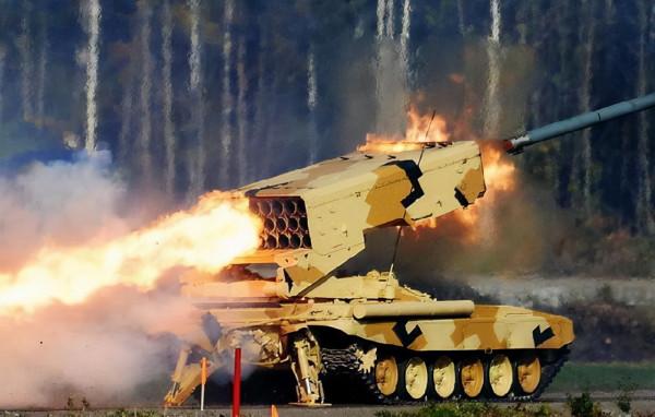 現代“噴火坦克”:嚇壞美國的俄羅斯武器之,TOS系列多管火箭炮 現代“噴火坦克”:嚇壞美國的俄羅斯武器之,TOS系列多管火箭炮