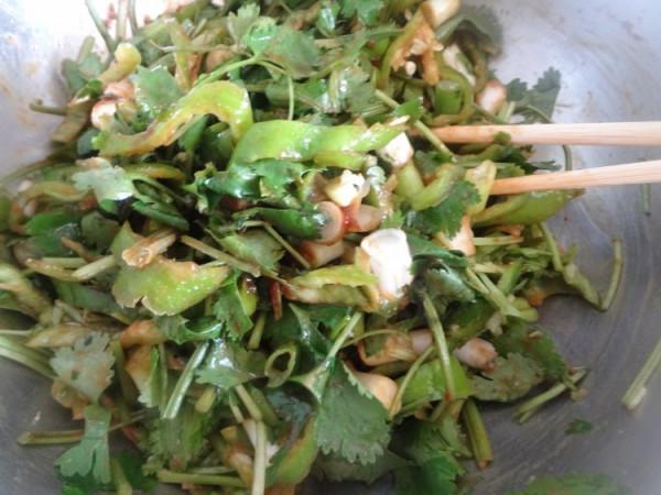 老虎菜,口味鮮香辣,清爽開胃 老虎菜,口味鮮香辣,清爽開胃