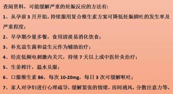 “妊娠劇吐”要重視！（王小青）