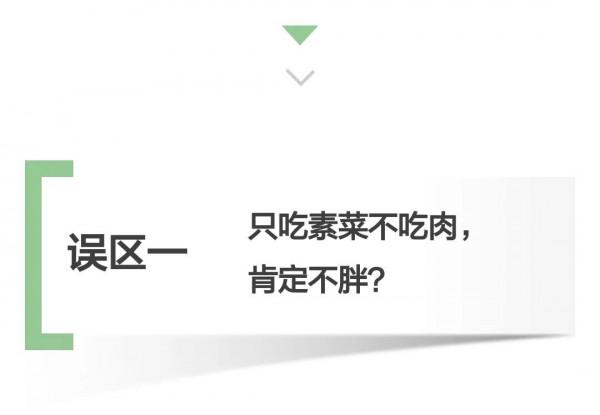 只吃素菜會瘦？！這些減肥誤區不要再犯了