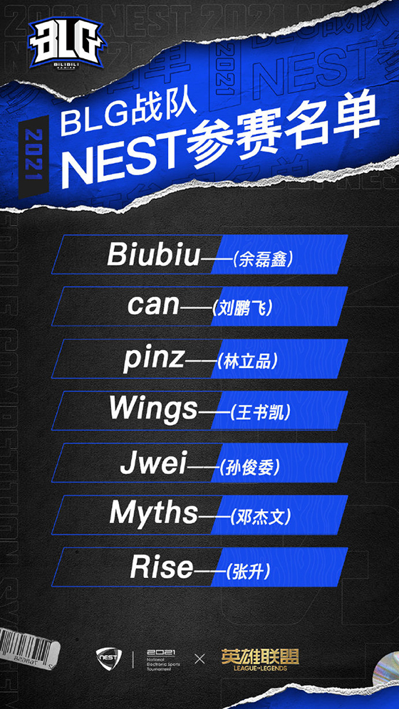LOL：LPL參加NEST十五強名單公佈，EDG二隊出戰；WE、SN全一隊