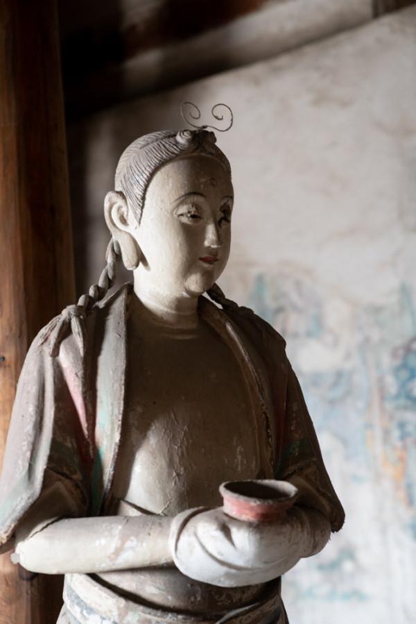 鎮國寺，山西古建築的代表，還可以看雕塑