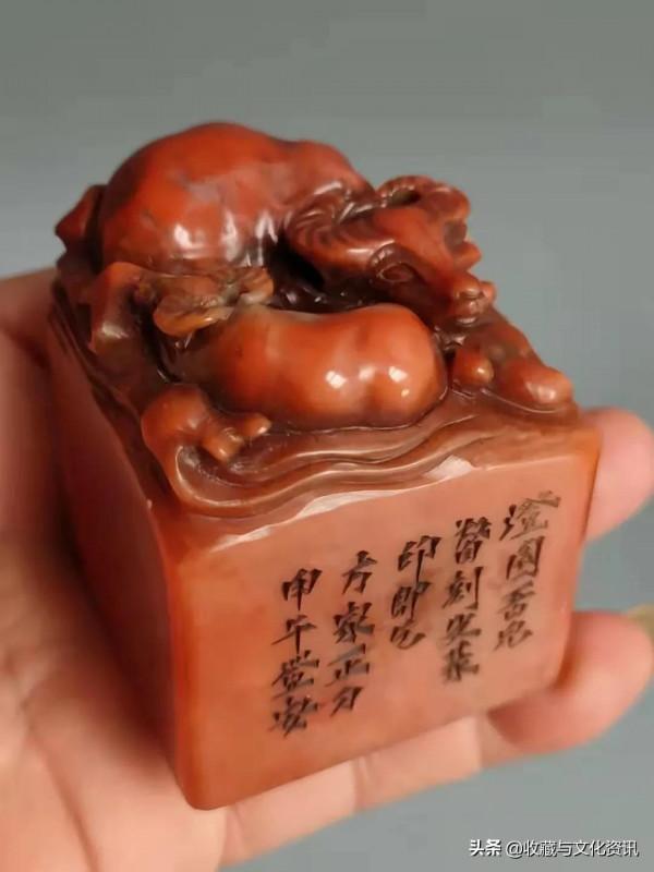 晚清壽山石印章鑑賞