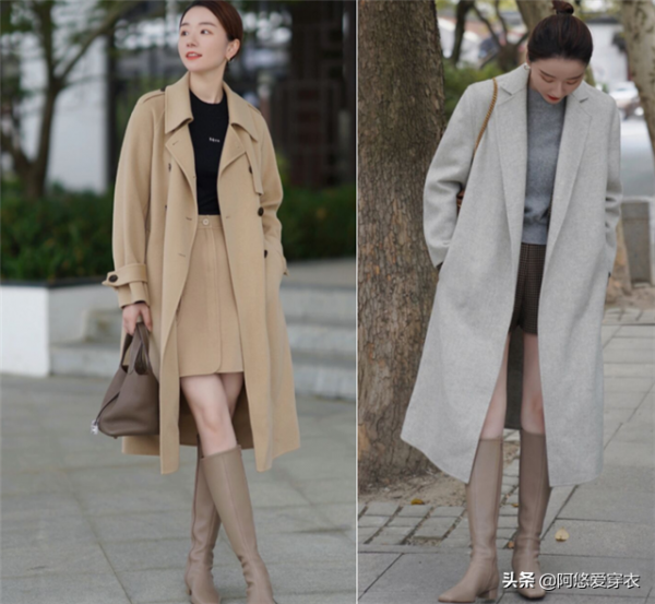 今年穿長大衣時，多配這幾雙&OpenCurlyDoubleQuote;低跟靴&rdquo;，時髦百搭，舒適還不累腳