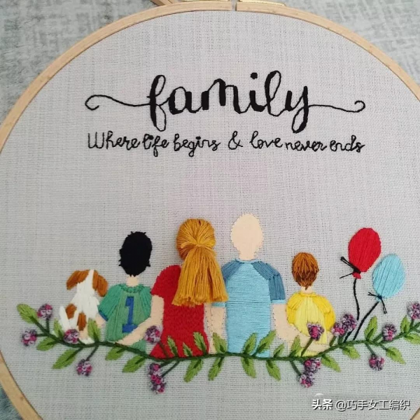 像真發一樣可以編的髮型都能繡出來，如此立體的繡法怎麼能錯過