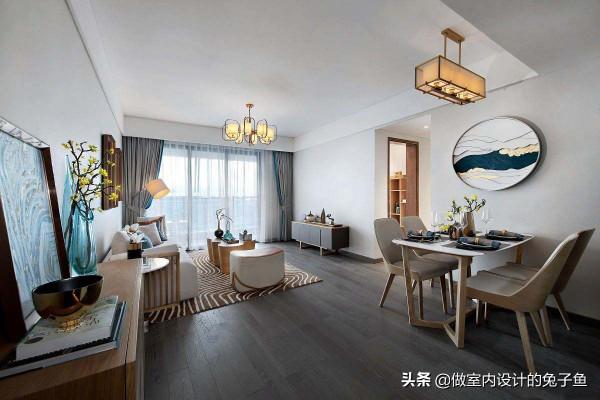 客廳和餐廳相連，沙發和餐桌怎麼搭配才好看？這樣做，越住越順心