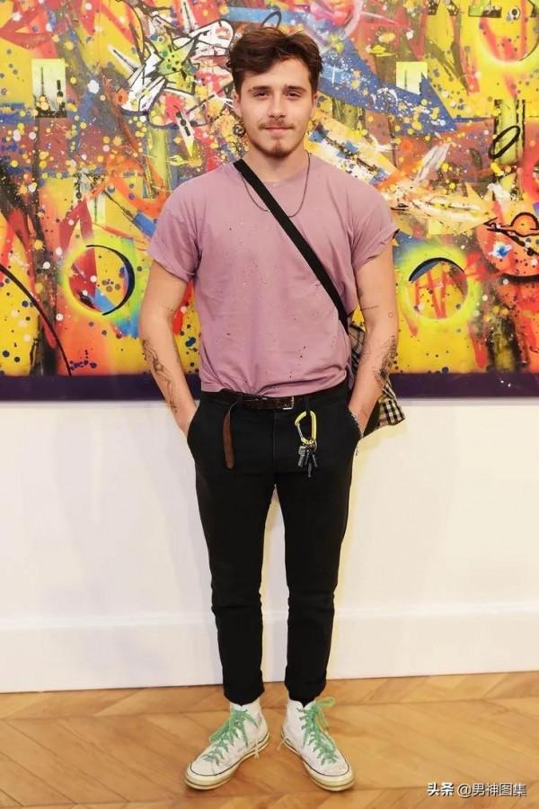 瀟灑英俊，貝克漢姆家大少爺