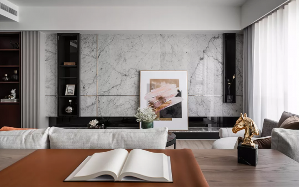 97㎡輕奢風兩居室，低調內斂，高雅時尚