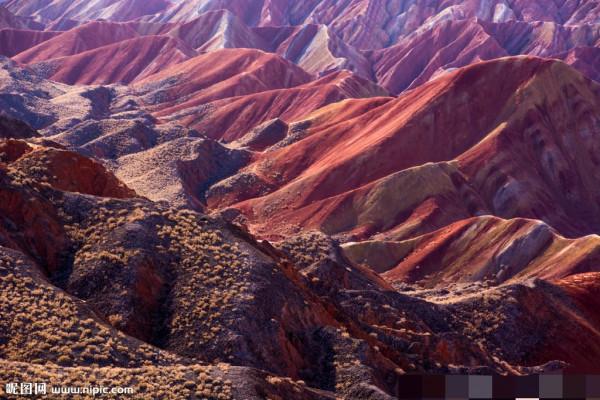 世界地質奇觀美景之中國張掖丹霞地貌