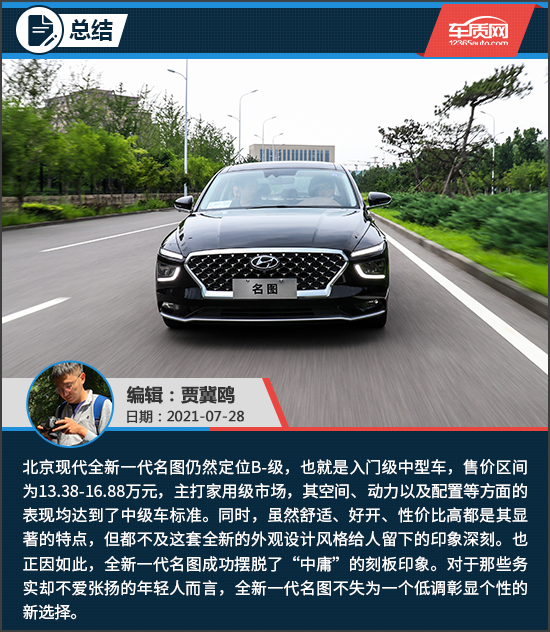 不甘中庸之名 試駕北京現代全新一代名圖