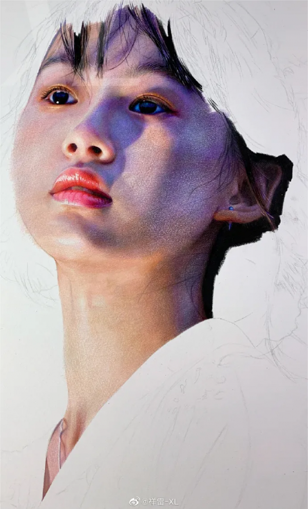 清華美院男神，被稱彩鉛界“冷軍”！他筆下的美少女令人牽魂夢繞