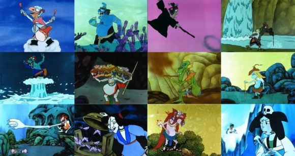 童年陰影之動畫片《十二生肖》中的十二妖魔實力排名