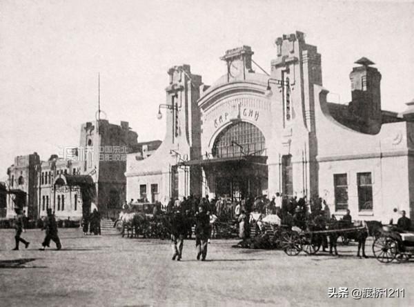哈爾濱火車站，百張歷史老照片，四代站舍更替，你不一定見過