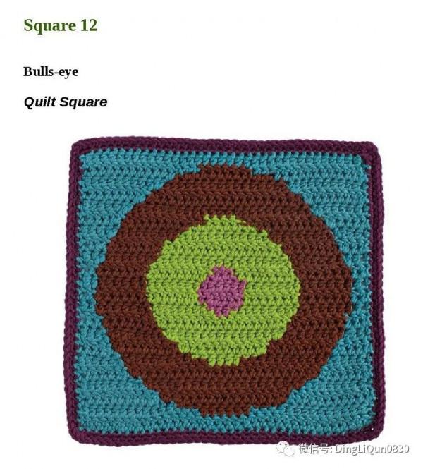 「鉤編圖解」28個經典的雙面彩色編織圖案，製作家居小物很好用