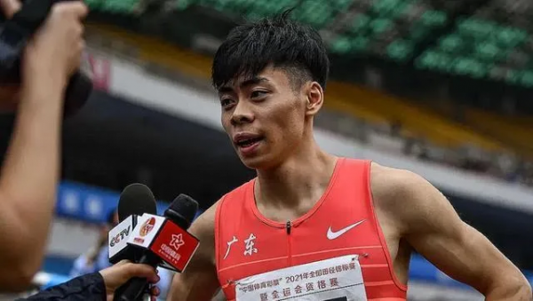 逆風+放水，00後小將預賽第一，又一個蘇炳添橫空出世？