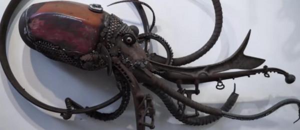 廢品做的藝術品太震撼了 廢品做的藝術品太震撼了