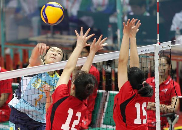 全運會|天津、江蘇會師全運會女排19歲以下組決賽 全運會|天津、江蘇會師全運會女排19歲以下組決賽