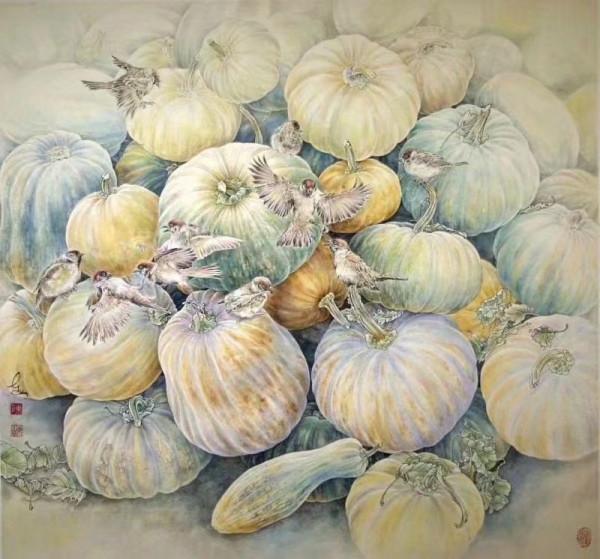 國畫名家陳東山工筆花鳥