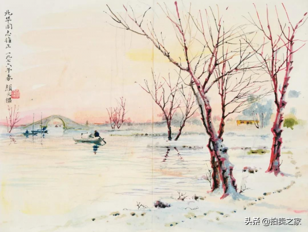 齊白石張大千李可染等人的小品賞析