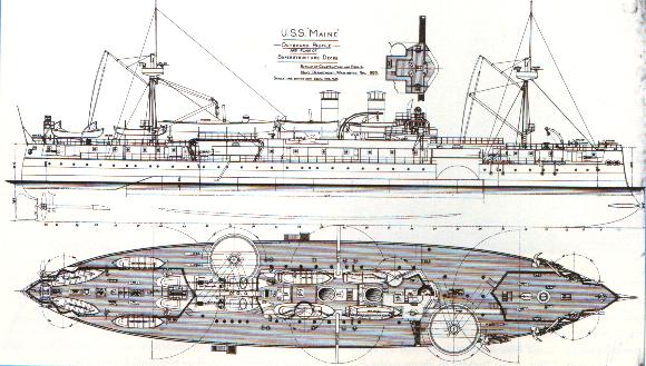 歷史上的今天 1898年2月15日 緬因號在古巴哈瓦那港爆炸