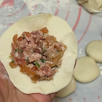 #我心中的冬日限定#白蘿蔔豬肉餡大肉包 #我心中的冬日限定#白蘿蔔豬肉餡大肉包