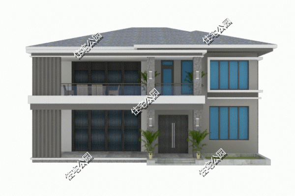 15×12米現代風二層別墅，挑空客廳配舒適套臥，誰住誰喜歡