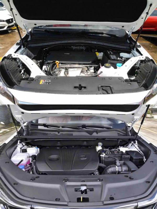 名爵HS對比長安CS75 PLUS，配置略勝一籌，但是空間沒有優勢