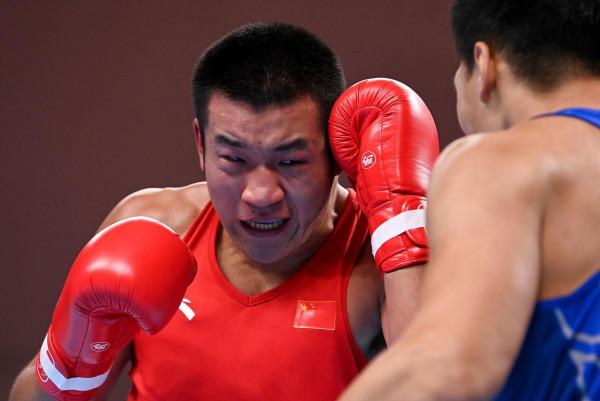 拳擊——男子91公斤以上級半決賽賽況