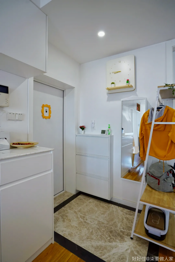 沒玄關小戶型，不到10元解決收納bug