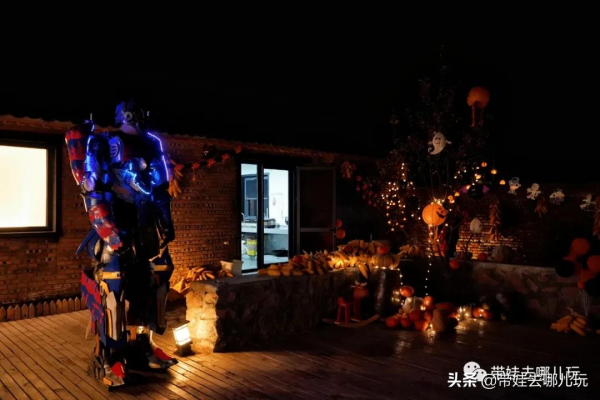 坐小火車穿行玉米地,和擎天柱合影~在北京寶藏民宿裡過萬聖節 坐小火車穿行玉米地,和擎天柱合影~在北京寶藏民宿裡過萬聖節