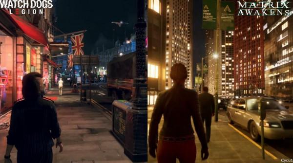 《看門狗：軍團》vs《駭客帝國：覺醒》開放世界/光追對比